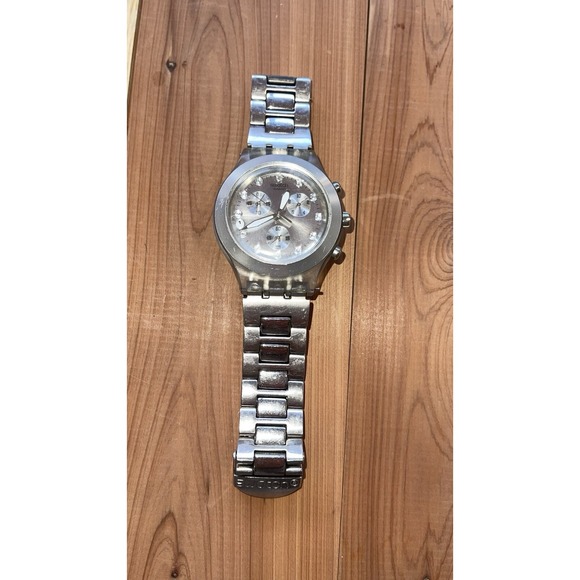 Swatch Irony Diaphane AG 2005 Mens Stainless Steel Wrist Watch - Picture 3 of 11
